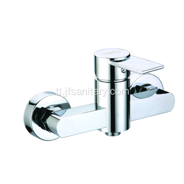Round Wall-Mounted Brass Hand Shower Faucet